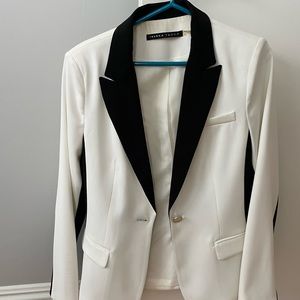 Black & White Color Blocked Blazer, Size 12